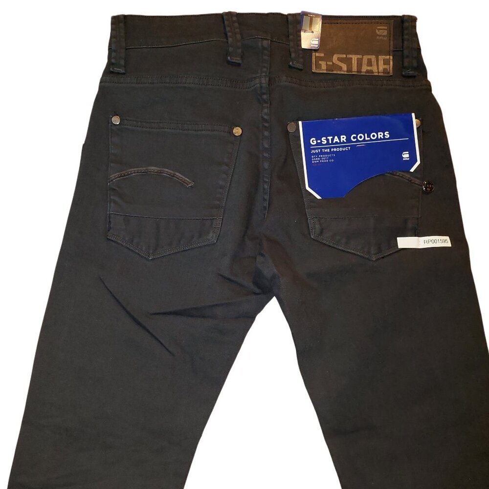 G-Star Raw Defend Super Slim Black Comfort Jewel Twill Jeans Sz 26 x 34 NWT - Picture 9 of 12